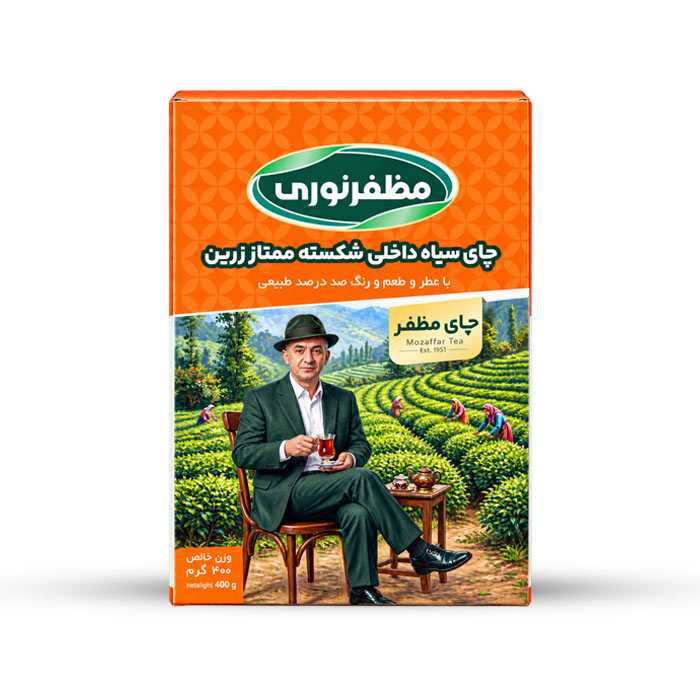چای سیاه شکسته ممتاز زرین جعبه‌ای